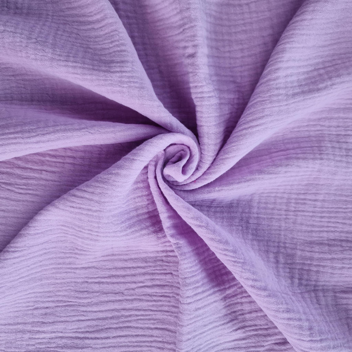 Mušelín bavlněný dvojitá gázovina - VIOLETOVÁ 