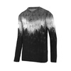 THERMO KINDER BLUSE (BILLIE) - WALD OMBRE (WINTER IM GEBIRGE) - Nähset 128