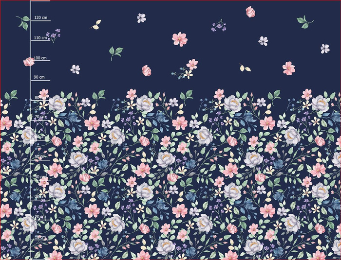 SUMMER FOLK wz. 5 - Kleid-Panel krepp