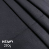 Single Jersey HEAVY 260gsm / 100% Cotton - BLACK
