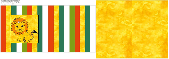 OZDOBNÉ POLŠTÁŘE - LEV LEON