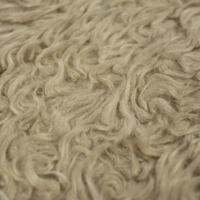Sand - Langhaarplüsch Flokati