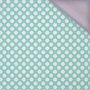 WHITE DOTS / mint - softshell