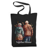SHOPPER BAG - GRANDPARENTS / together forever - Waterproof woven fabric - sewing set