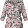 KIDS PARKA (ARIEL) - BUTTERFLIES / pink - softshell (134/140)