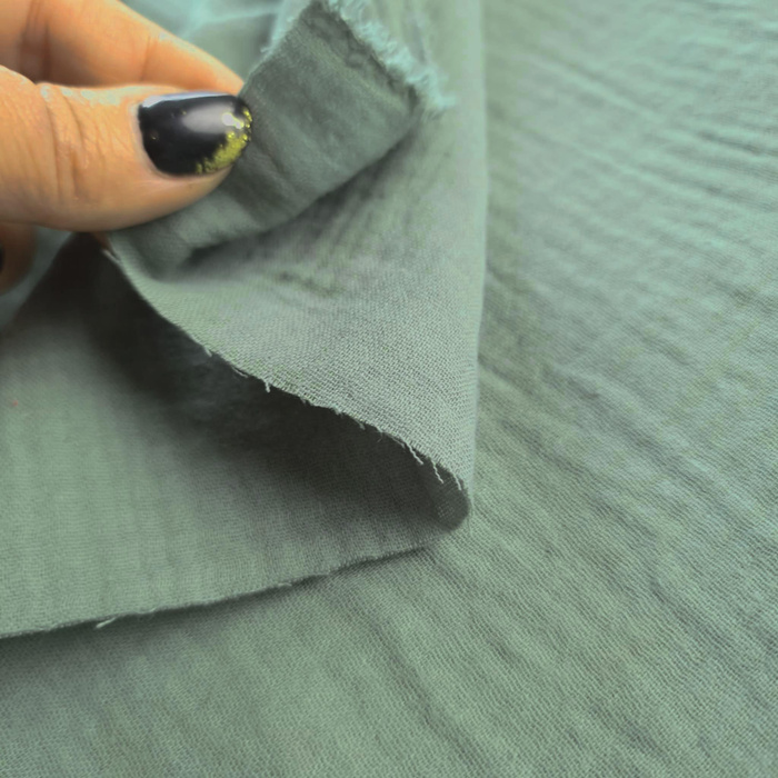 Cotton Muslin Double Gauze - Dusty Mint