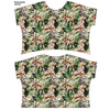LEICHTE OVERSIZE BLUSE "ELENA" - GEPARD / Blätter - Nähset