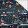 SWEET CHRISTMAS - leichte Maschenware angeraut