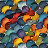 ABSTRACTION WZ.38 - Cotton woven fabric