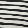 STRIPES - BLACK AND WHITE (BIRDS IN LOVE)- Upholstery velour 