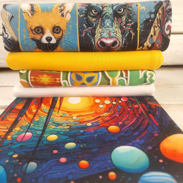 BALÍČEK látek VZ.1 - teplákovina nepočesaná 