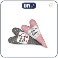 DEKORATIVNÍ SRDÍČKA - BÍLÉ STOPY PL