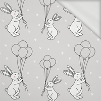 HAPPY BUNNY WZ. 7 - dresówka pętelkowa