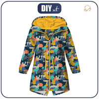KINDERPARKA (ARIEL) - CAMOUFLAGE BUNT Ms. 2 - Softshell (134/140)