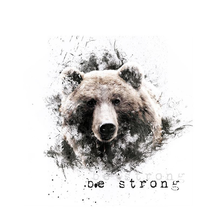 BE STRONG (BE YOURSELF) - panel teplákovina