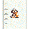CUTE ANIMALS wz.3 - panel (60cm x 50cm) Waterproof woven fabric