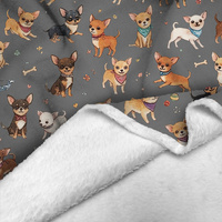 CHIHUAHUA DOGS - Minky plush