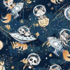 SPACE CUTIES pat. 9 (CUTIES IN THE SPACE) - Cotton woven fabric