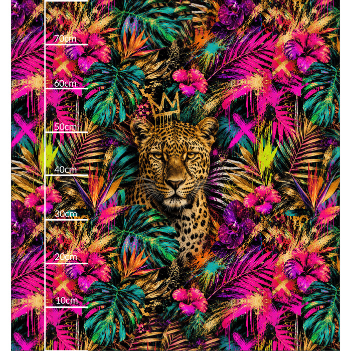 TIGER / NEON JUNGLE WZ. 5 - panel (75cm x 80cm)