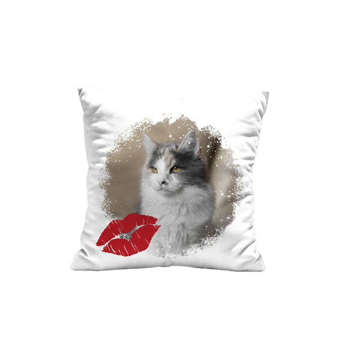 PILLOW 45X45 - WITH OWN PRINT 2 - Upholstery velour - sewing set