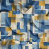 RETRO GEOMETRIC WZ. 3 - Muślin bawełniany