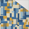 RETRO GEOMETRIC WZ. 3 - Hydrophober angerauter Wintersweat