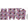 Longsleeve - COMIC BOOK (purple - red) - single jersey (122/128)