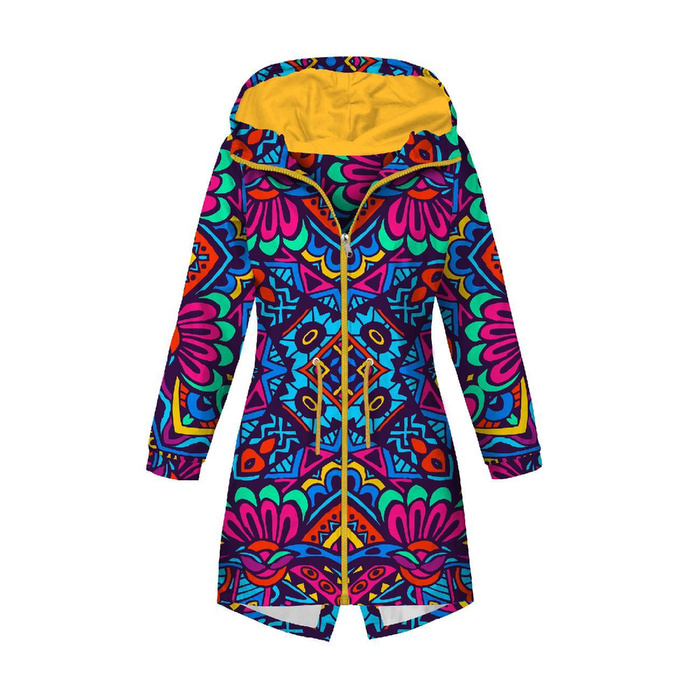 STAINED GLASS pat. 2 - brushed knitwear with elastane ITY