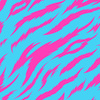 NEON ZEBRA VZ. 4 - tkanina bawełniana