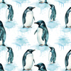 ARCTIC PENGUIN - Baumwoll Musselin