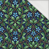Stained Garden wz.1 (FLOWERS) - looped knit fabric with elastane ITY
