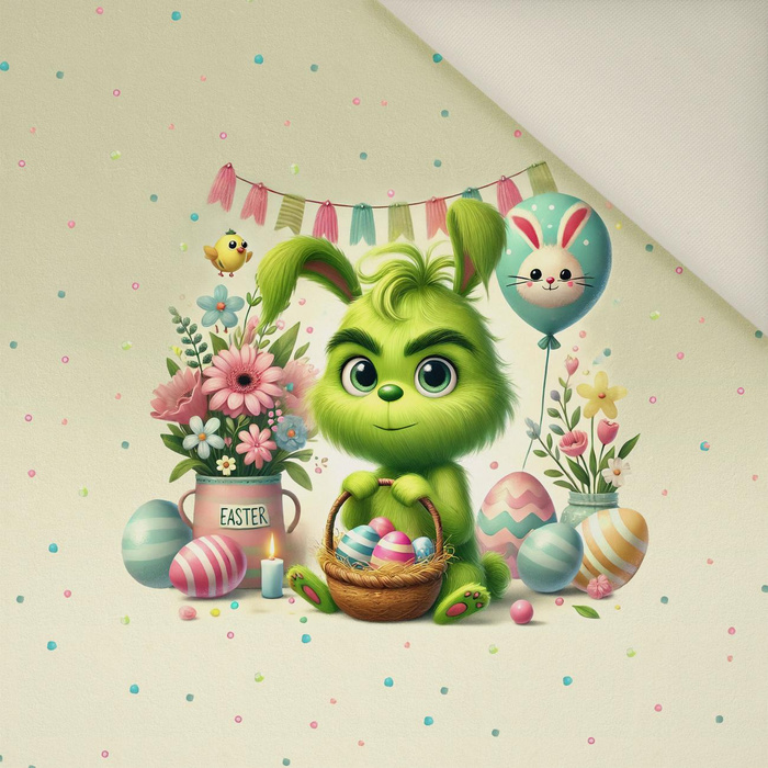 FUNNY EASTER WZ. 5 - panel (60cm x 50cm) - Welur tapicerski