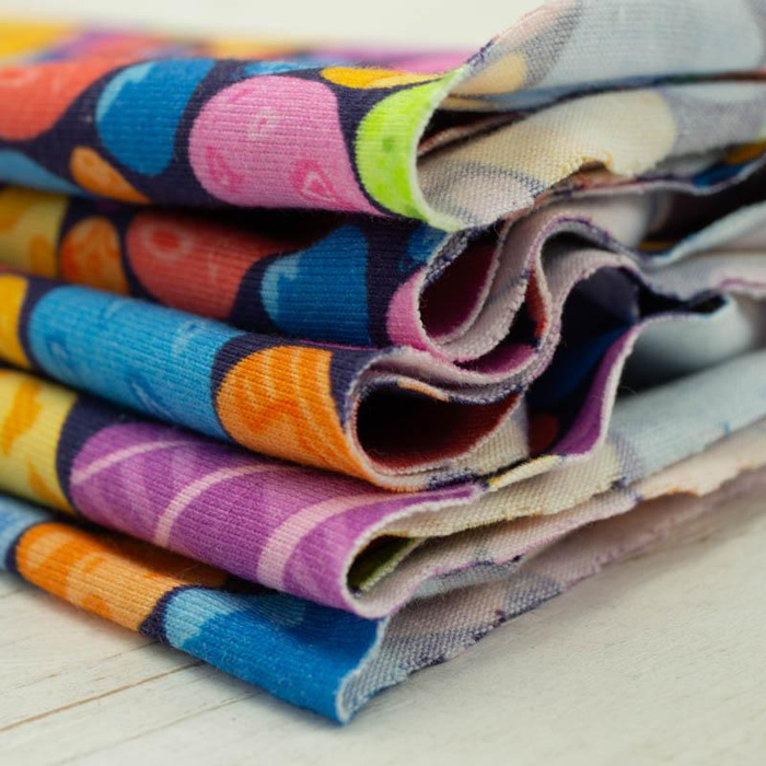 PLANETEN ( GALAXIE ) / dunkelblau - Single Jersey 