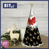 WEIHNACHTSBAUM - GOLDENE RENTIERE / schwarz - DIY IT'S EASY
