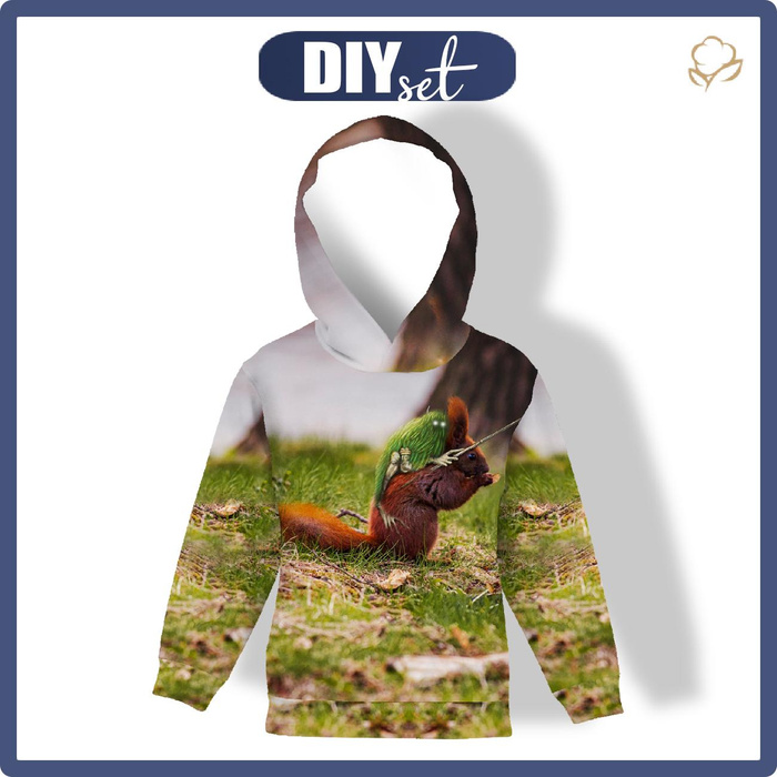 KID'S HOODIE (ALEX) - SKURCZ BEAST - sewing set (134/140)