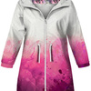 KINDERPARKA (ARIEL) - KLECKSE (fuchsie) - Softshell (122/128)