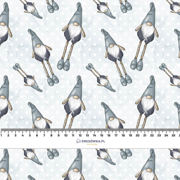 GNOMES (WINTER IN THE CITY) - Waterproof woven fabric