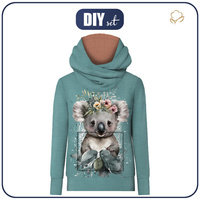 UNISEX HOODIE (HYDRA) - BABY KOALA - sewing set (122/128)