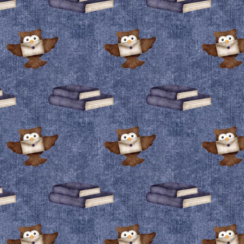 EULEN / Bücher (ZAUBERSCHULE) / ACID WASH DUNKELBLAU - Single Jersey