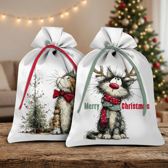 Dárkové pytlíky - CHRISTMAS WZ. 5 - Sada šití