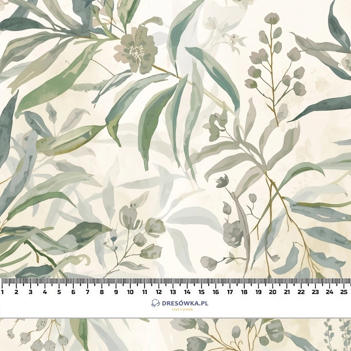 PASTEL FLOWERS WZ. 29 - Minky plush