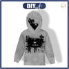 KID'S HOODIE (ALEX) - ITSY BITSY - looped knit fabric (146/152)