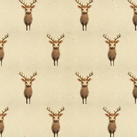 VINTAGE CHRISTMAS M. 2 - Baumwoll Webware