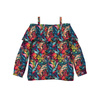 Carmenausschnitt Bluse (VIKI) - COLORFUL LEAVES wz. 5 - Nähset -110-116