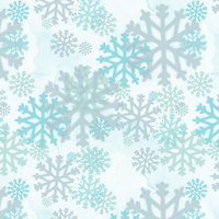 SCHNEEFLÖCKCHEN M. 4 (WINTER IN DER STADT) - Baumwoll Webware