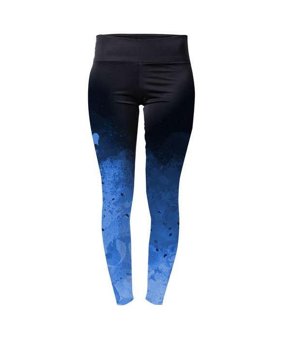 SPORTS LEGGINGS - SPECKS (classic blue) - XXXL