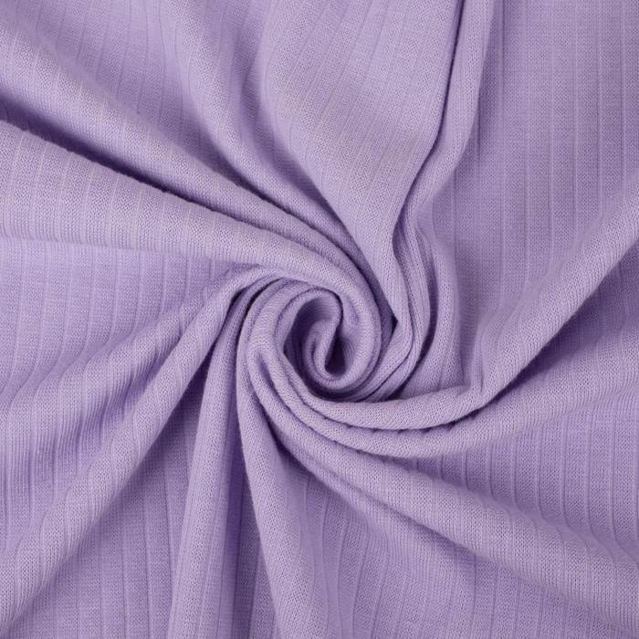 Dünner Rippenstrick HARMONIA 220g - LAVENDEL (D-58)