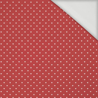 HEARTS pat. 2 / red (VALENTINE'S MIX) - Viscose jersey