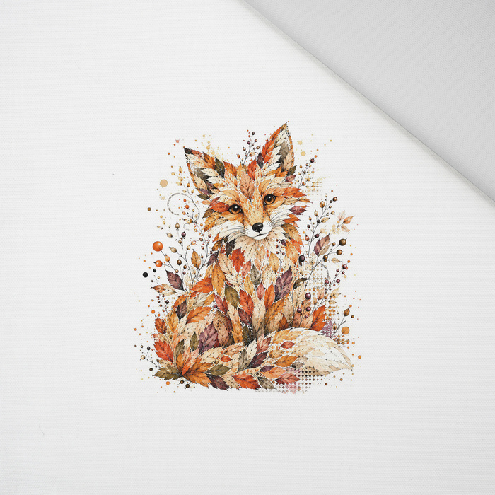 AUTUMN FOX - panel (60cm x 50cm) Panama 220g