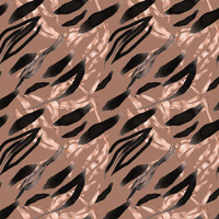 JUNGLE / Mocha Mousse  - single jersey